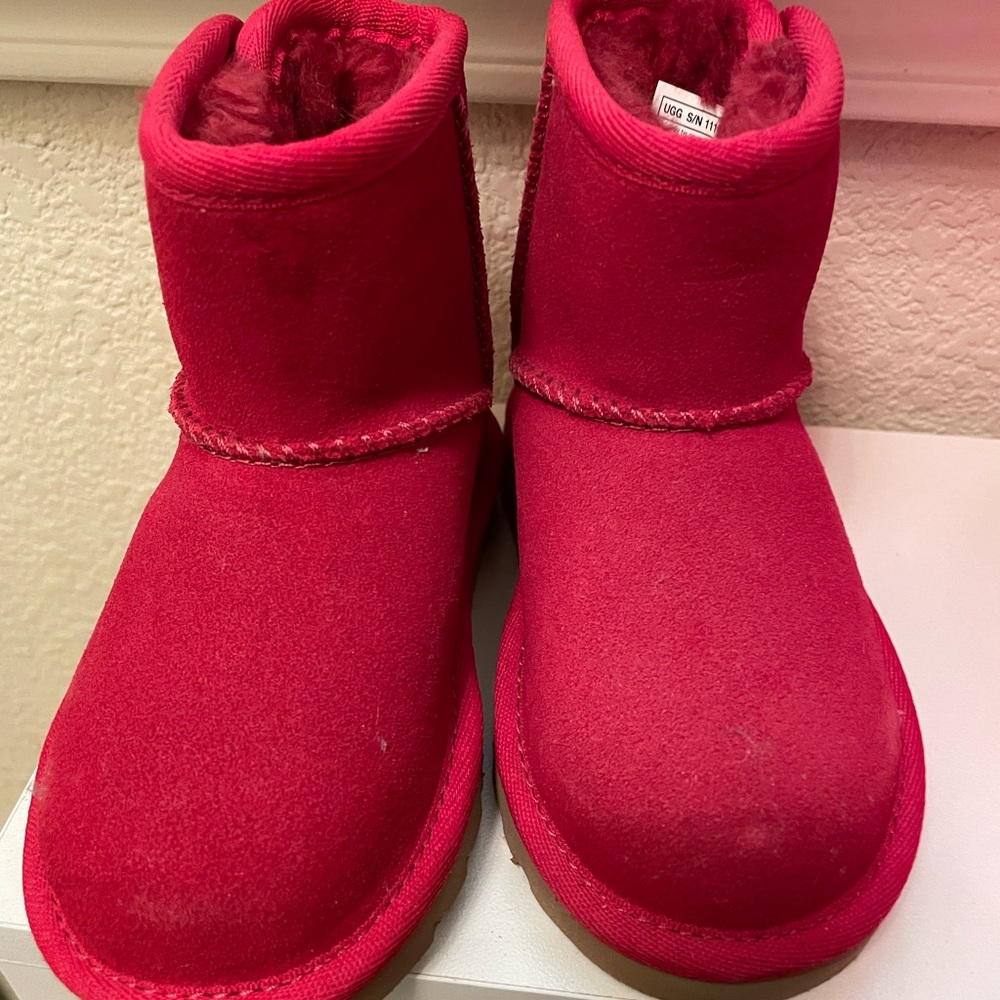 UGG Vibrant Red Sheepskin Boots